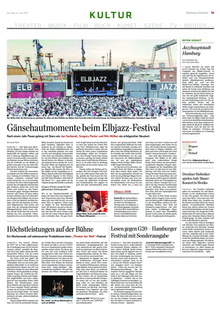 Myles Sanko “Elbjazz 2017 Review“